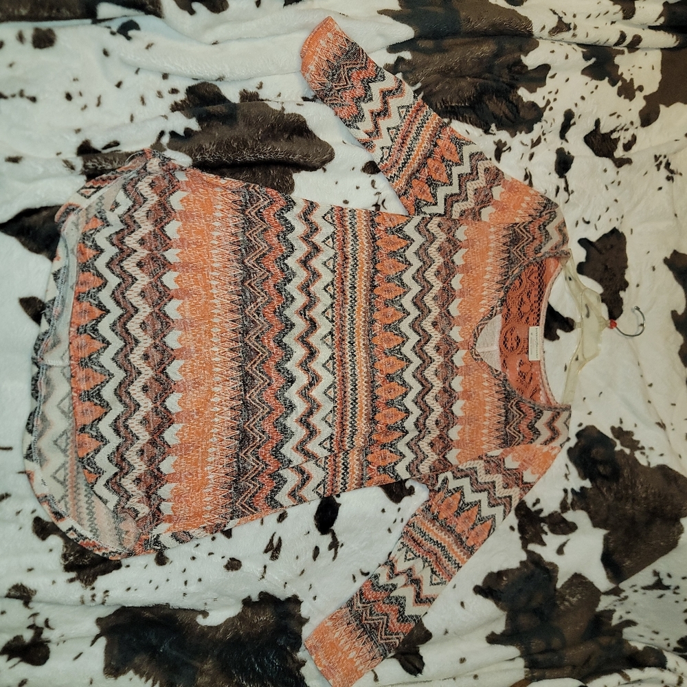 Blk orange white Bobbie Brooks